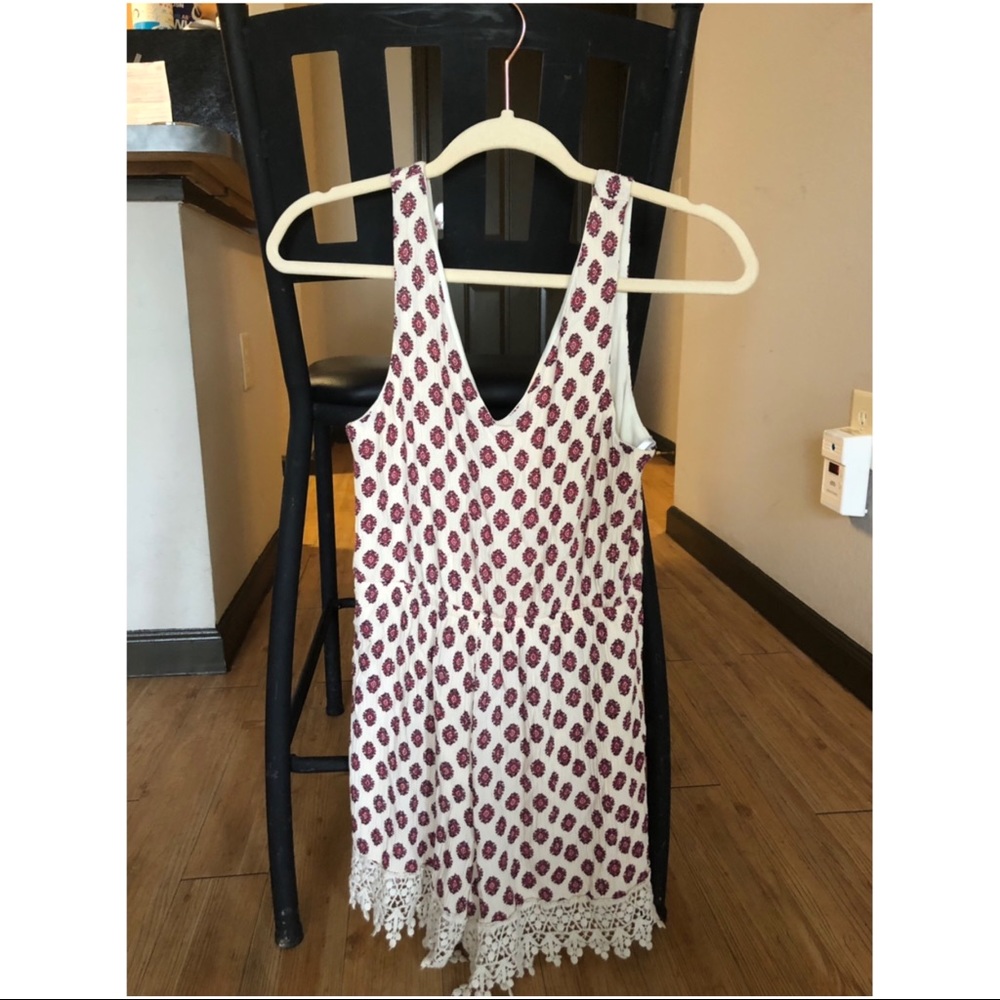 Patterned romper